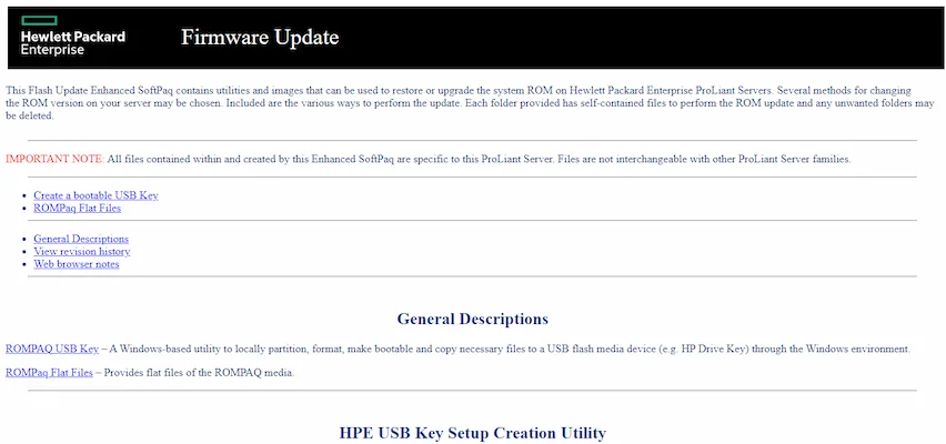 آپدیت Firmware سرورهای HPE
