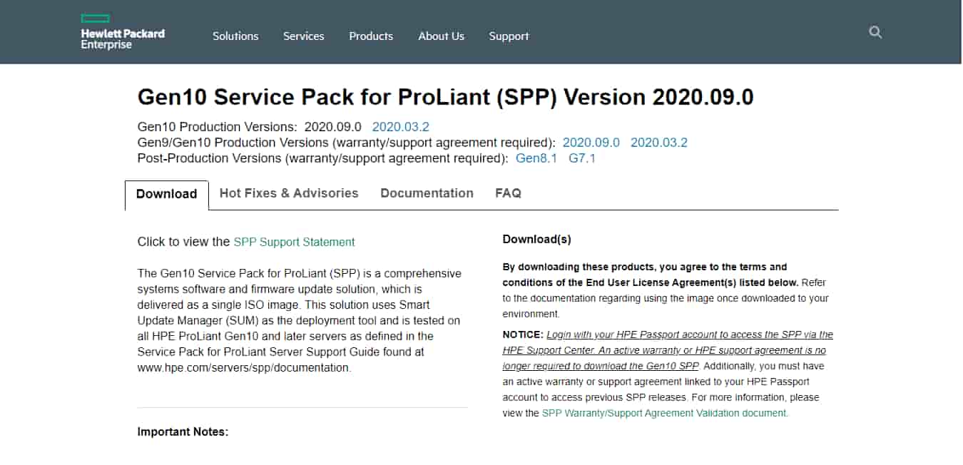 آپدیت Firmware سرورهای HPE