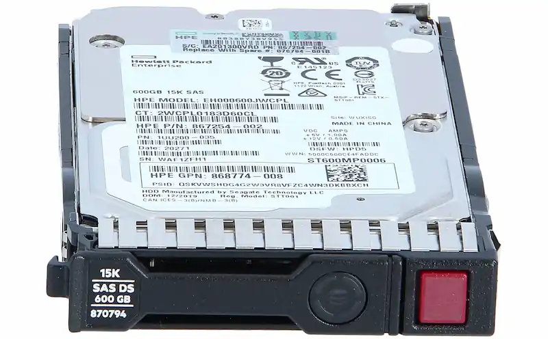 هارد سرور HP 600GB 15K 12G