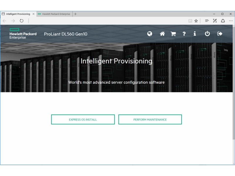 پیکربندی سرور HP