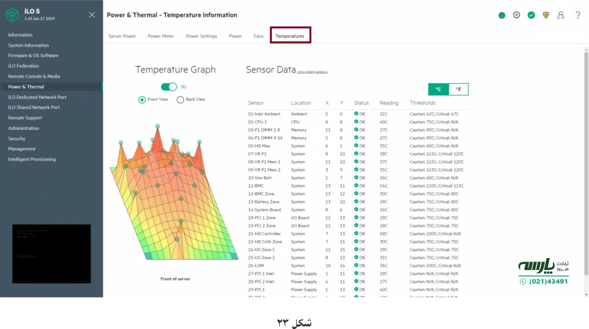 نرم افزار HPE iLO 5