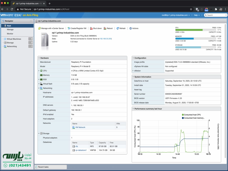 آموزش نصب ESXI بر روی سرورهای اچ پی ای