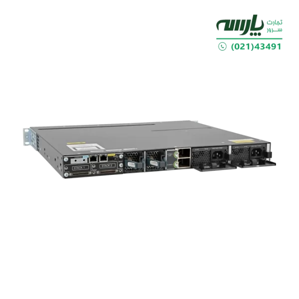 سوئیچ شبکه PoE مدیریتی سیسکو 48 پورت WS-C3750X-48P-L