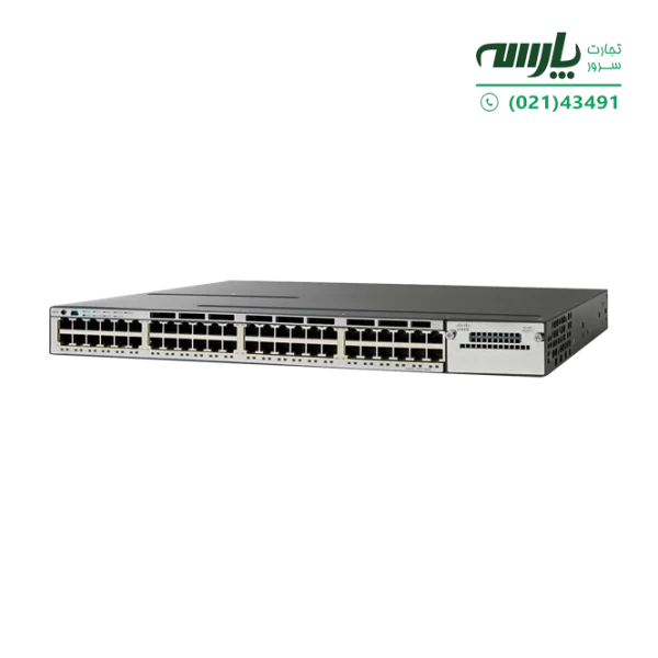 WS-C3750X-48P-L سوئیچ شبکه PoE مدیریتی سیسکو 48 پورت WS-C3750X-48P-L