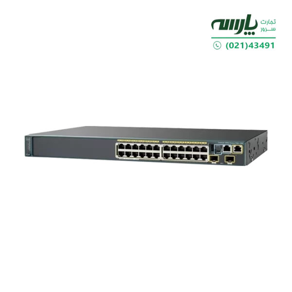 ws-c2960s-24pd-l سوئیچ شبکه PoE سیسکو 24 پورت WS-C2960S-24PD-L