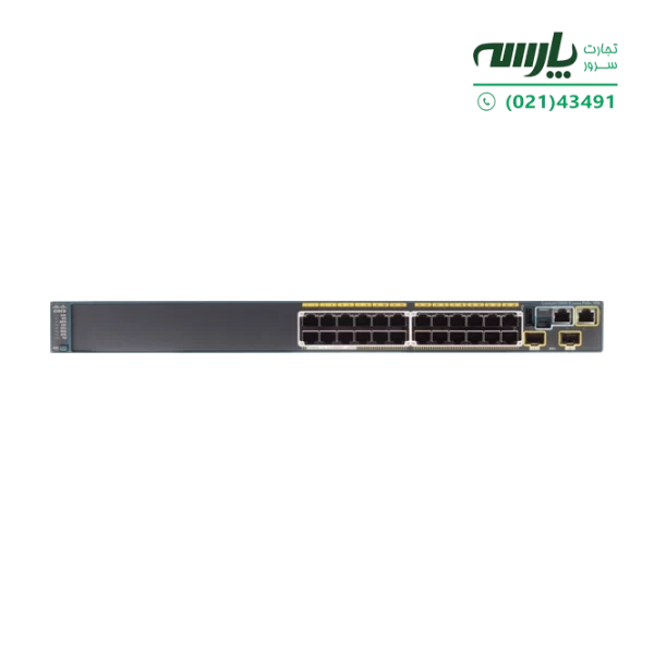 سوئیچ شبکه PoE سیسکو 24 پورت WS-C2960S-24PD-L
