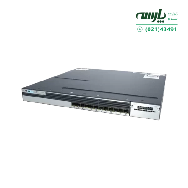 WS-C3750X-12S-E switch cisco سوئیچ سیسکو 12 پورتی WS-C3750X-12S-E