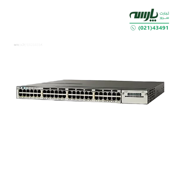 خرید سوئیچ سیسکو 48 پورت WS-C3750X-48PF-S و +PoE