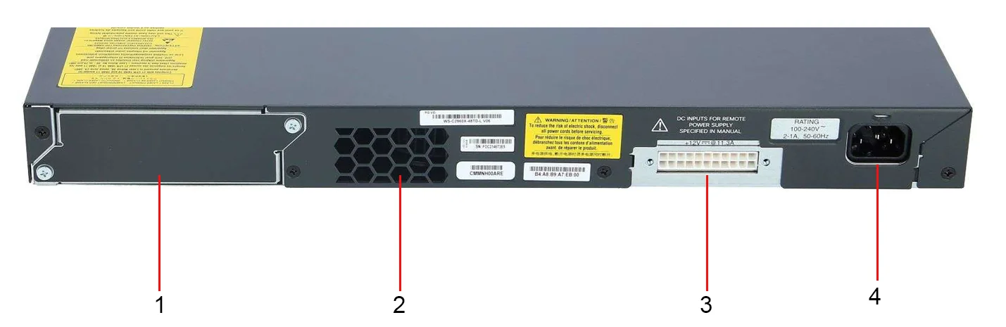 ابعاد سوئیچ شبکه +PoE سیسکو WS-C2960X-48FPD-L