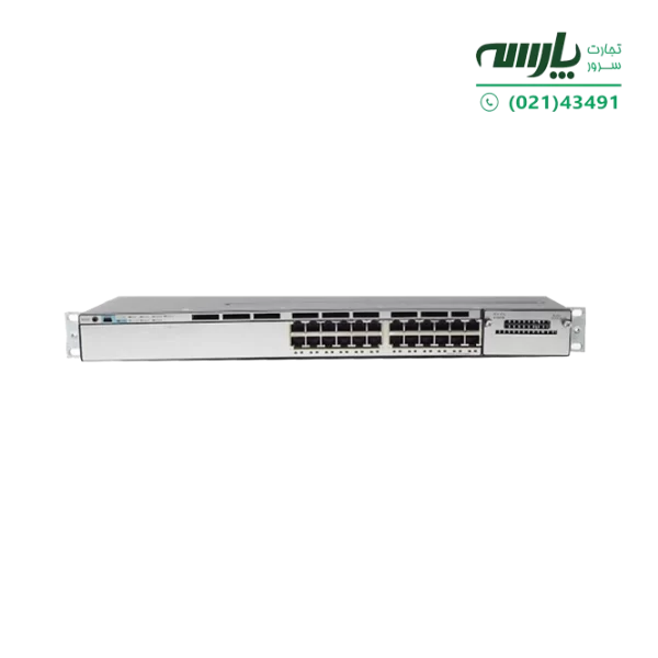 سوئیچ شبکه 24 پورت سیسکو WS-C3750X-24T-L