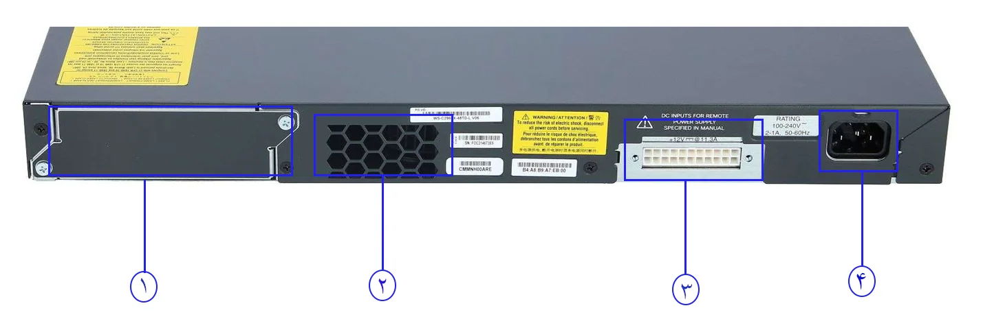مشخصات و ابعاد سوئیچ شبکه 24 پورتی سیسکو WS-C2960X-24TD-L
