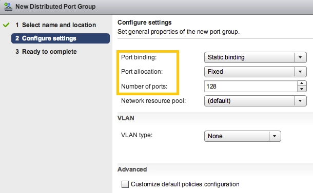 نوار کشویی Port binding