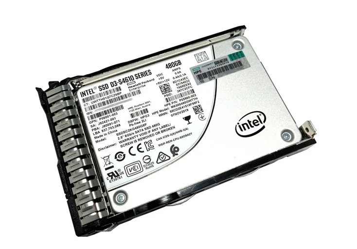قیمت هارد HPE 480GB SATA 6G P18432-B21 SC MU SSD