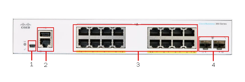 قیمت سوئیچ سیسکو 16 پورت CBS350-16P-2G