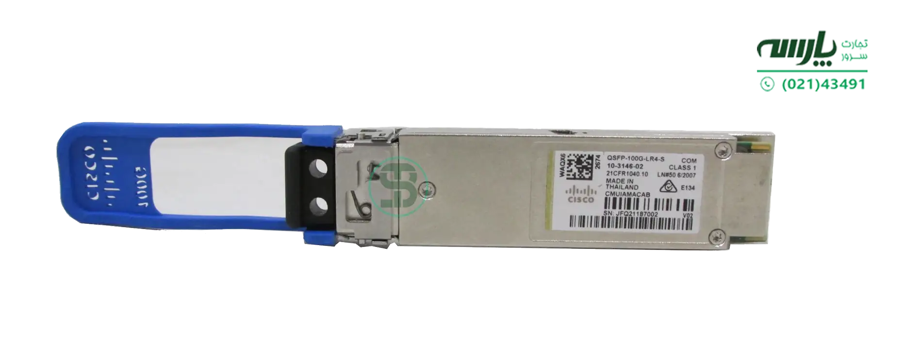 ماژول فیبر نوری سیسکو مدل QSFP-100G-LR4-S