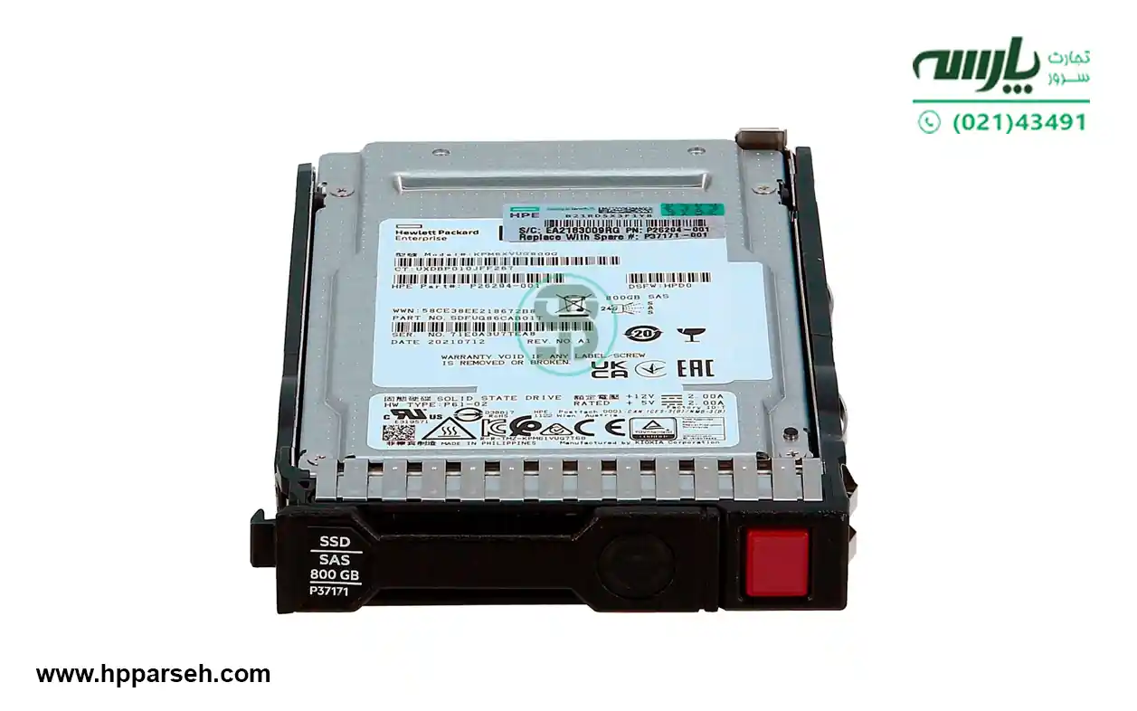 هارد سرور HPE 800G 2.5in DS SAS 24G SC