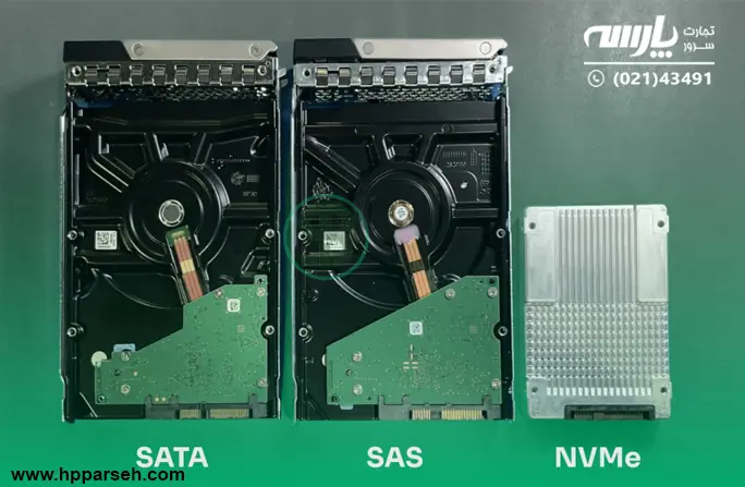 هارد sas,ssd,sata اچ پی